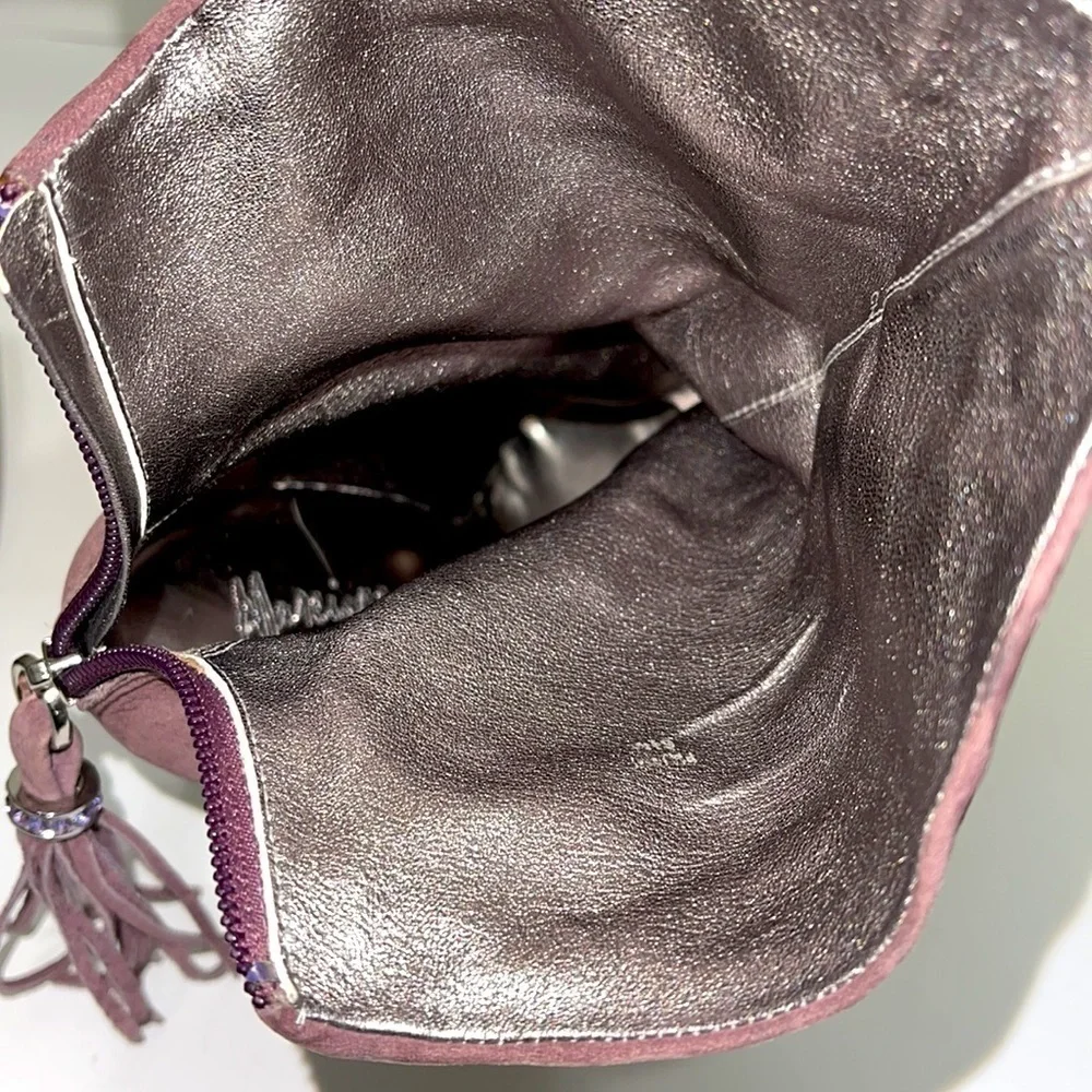 Marciano Guess Purple Suede Ankle Boots